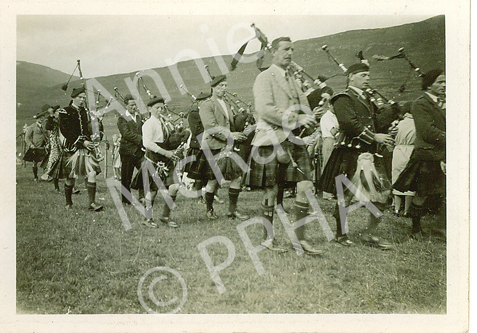 Pennyghael Pipe Band at the Tiroran  Games